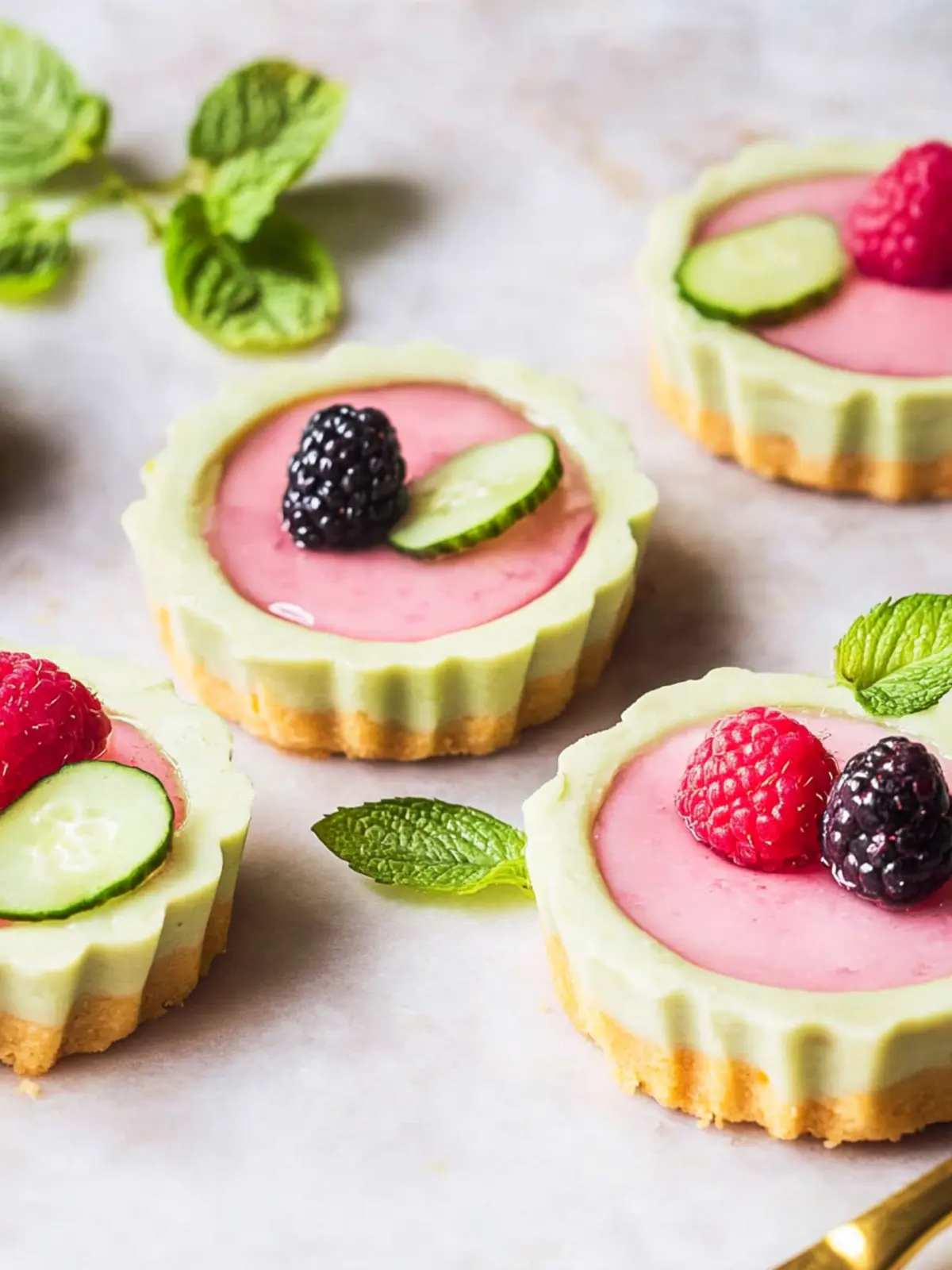 Himbeer-Matcha-Tartelette: Der perfekte Low-Carb Genuss 3 Himbeer-Matcha-Tartelette
