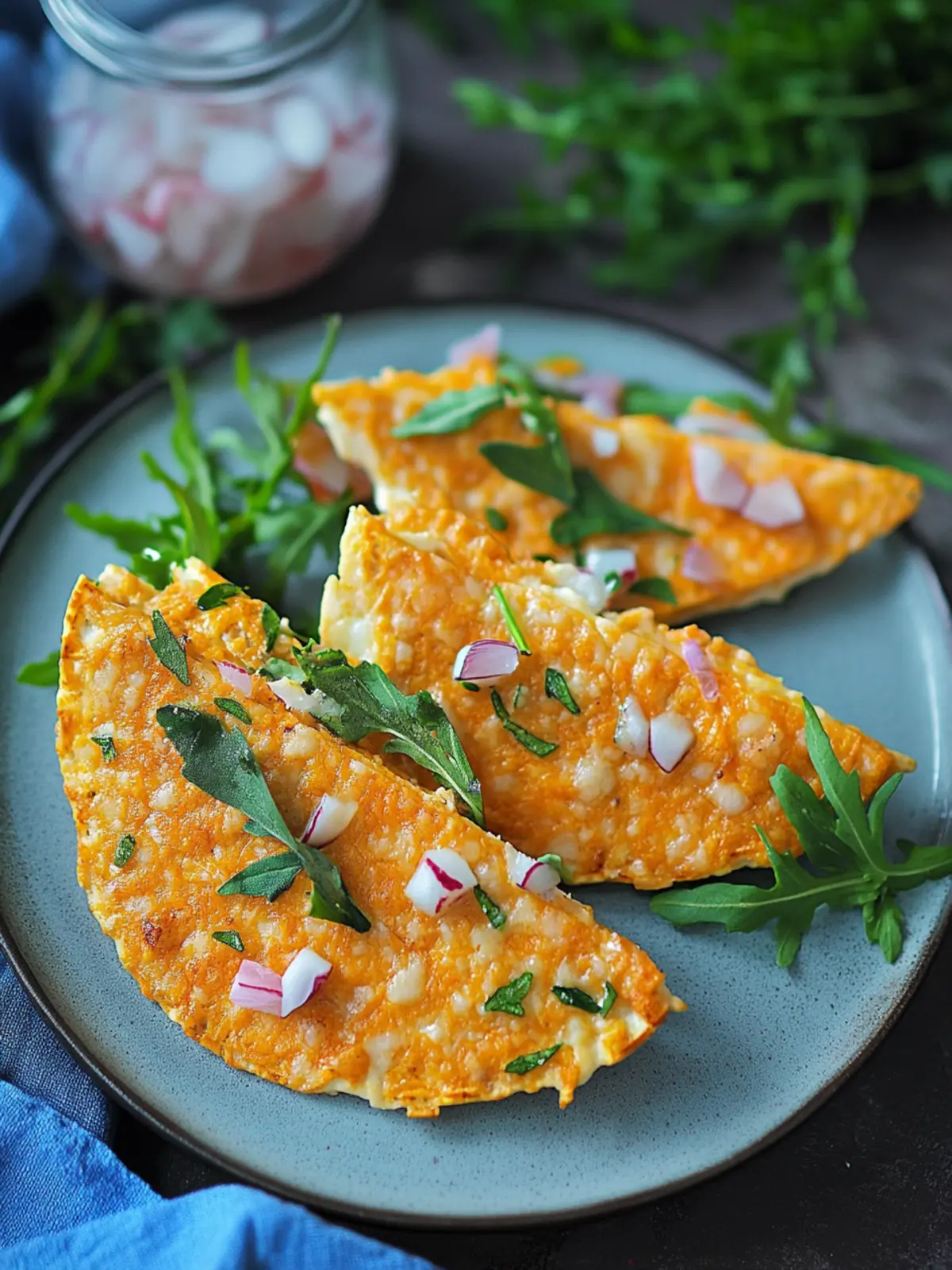 Proteinreiche Karotten-Wraps mit Hüttenkäse genießen 3 Proteinreiche Karotten-Wraps mit Hüttenkäse & Rucola