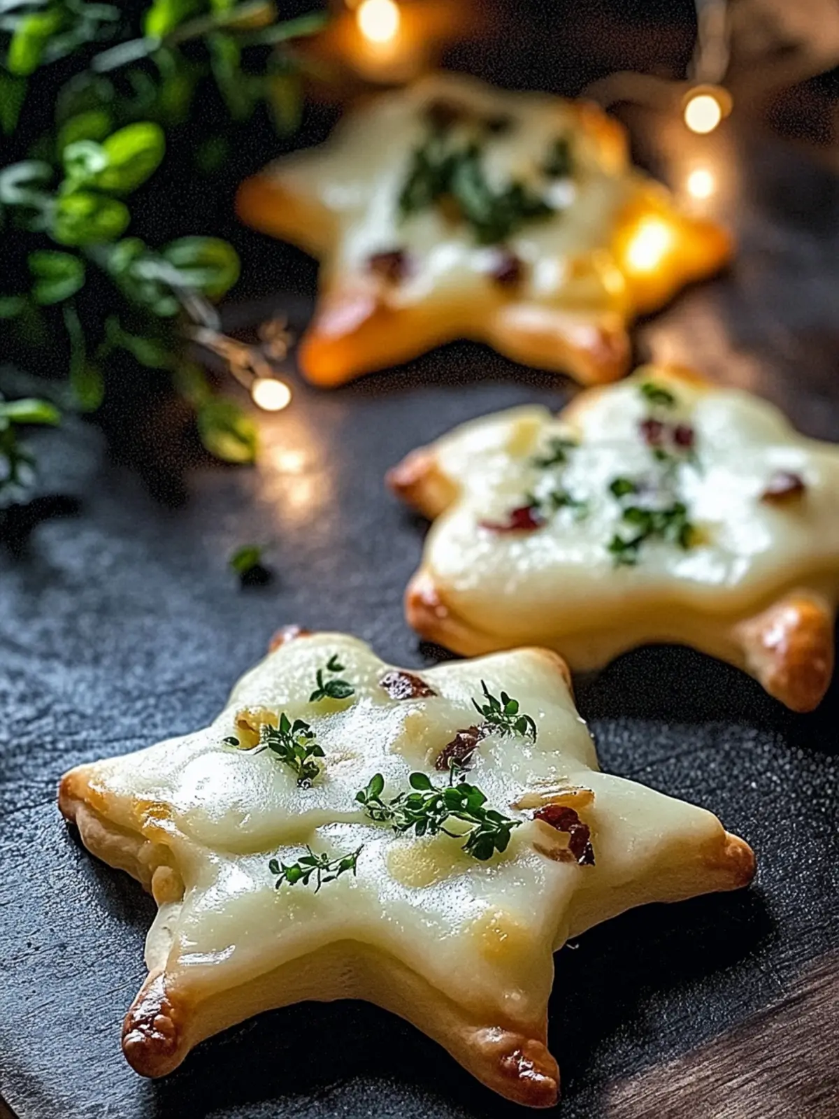 Mini Flammkuchen Sterne – Der perfekte Partysnack 2 Mini Flammkuchen Sterne