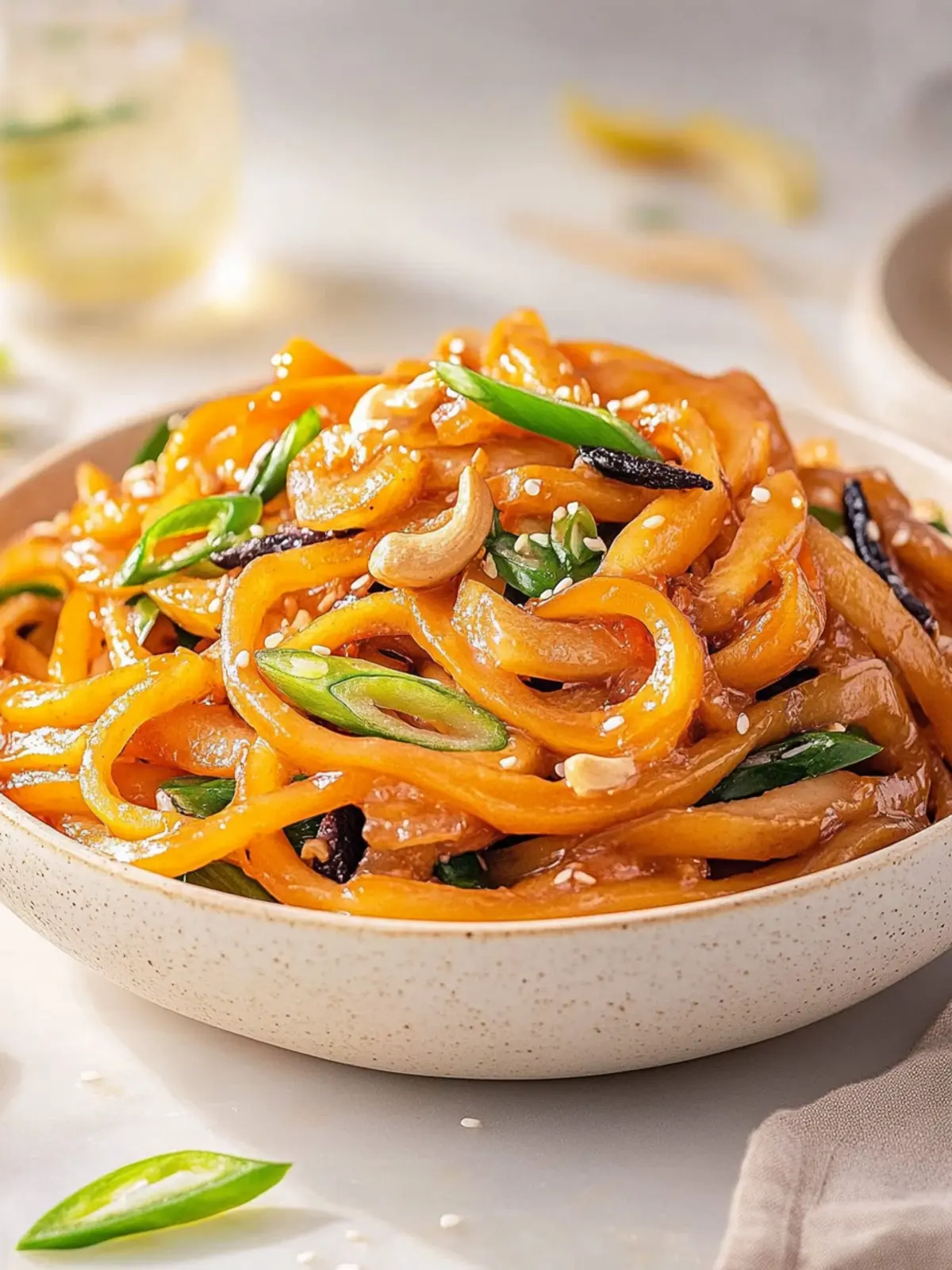 Schnelle Yaki Udon Nudeln mit Hähnchen genießen 4 Yaki Udon Nudeln