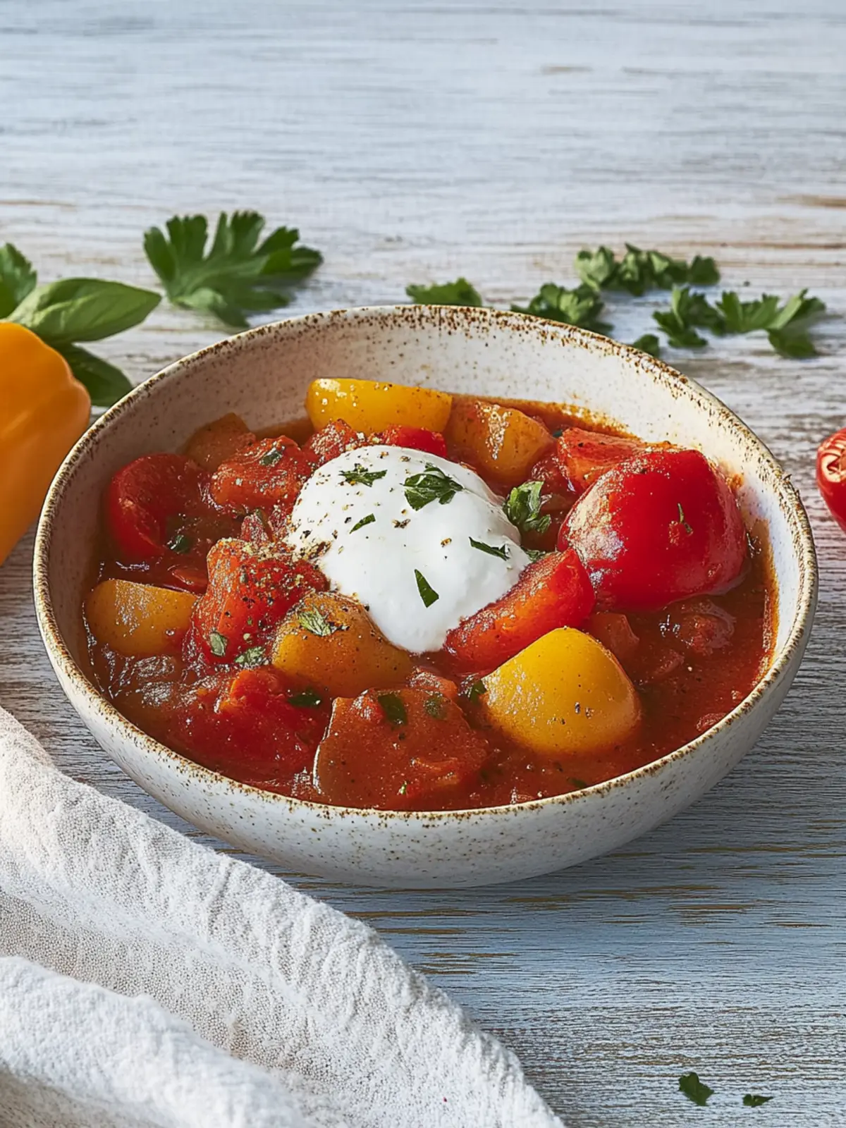 Herzhaftes Vegetarisches Kartoffelgulasch für dich 2 Vegetarisches Kartoffelgulasch