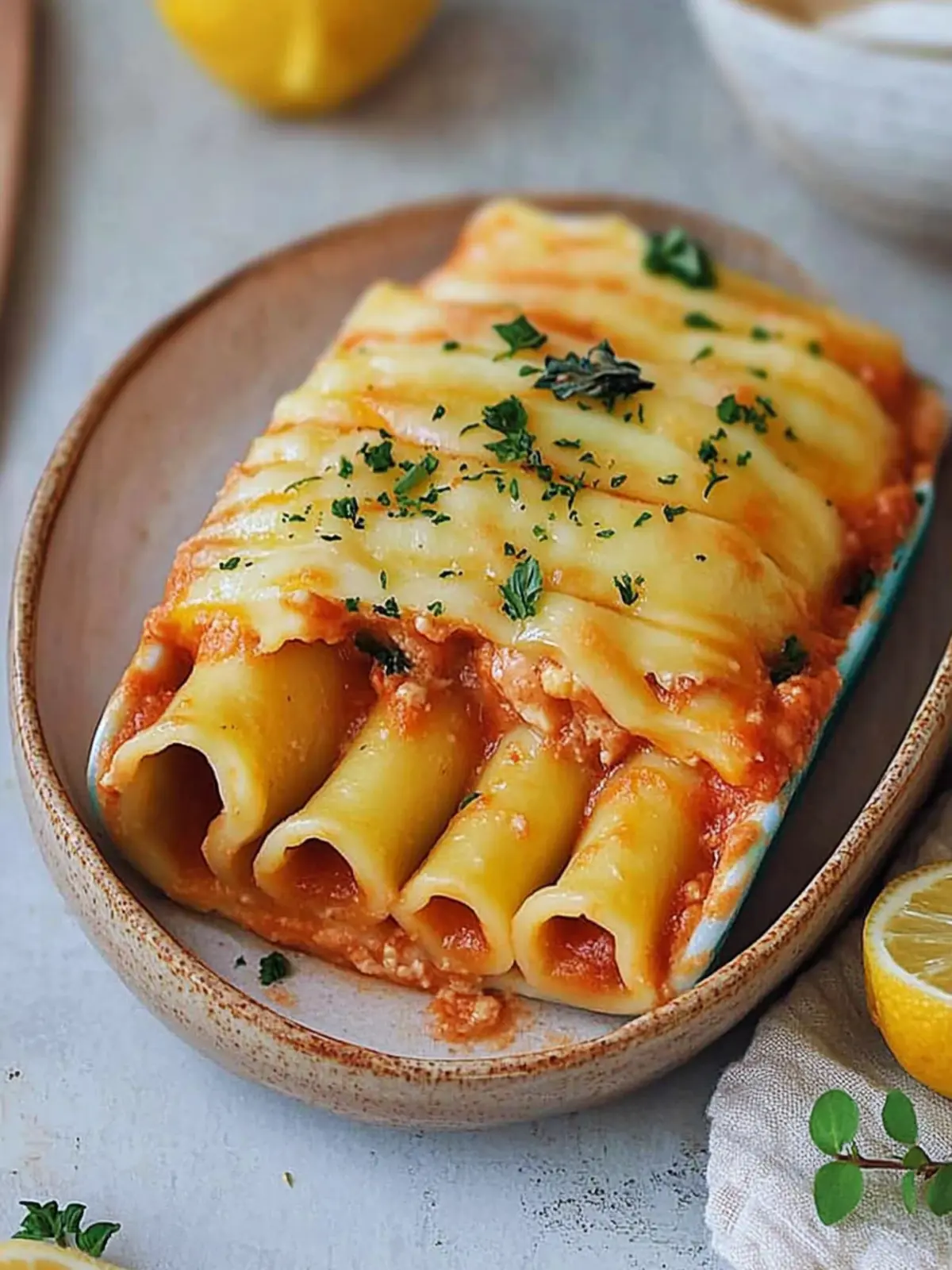 Vegane Lasagne-Röllchen mit Hummus und Spinat 5 Vegane Lasagne-Röllchen