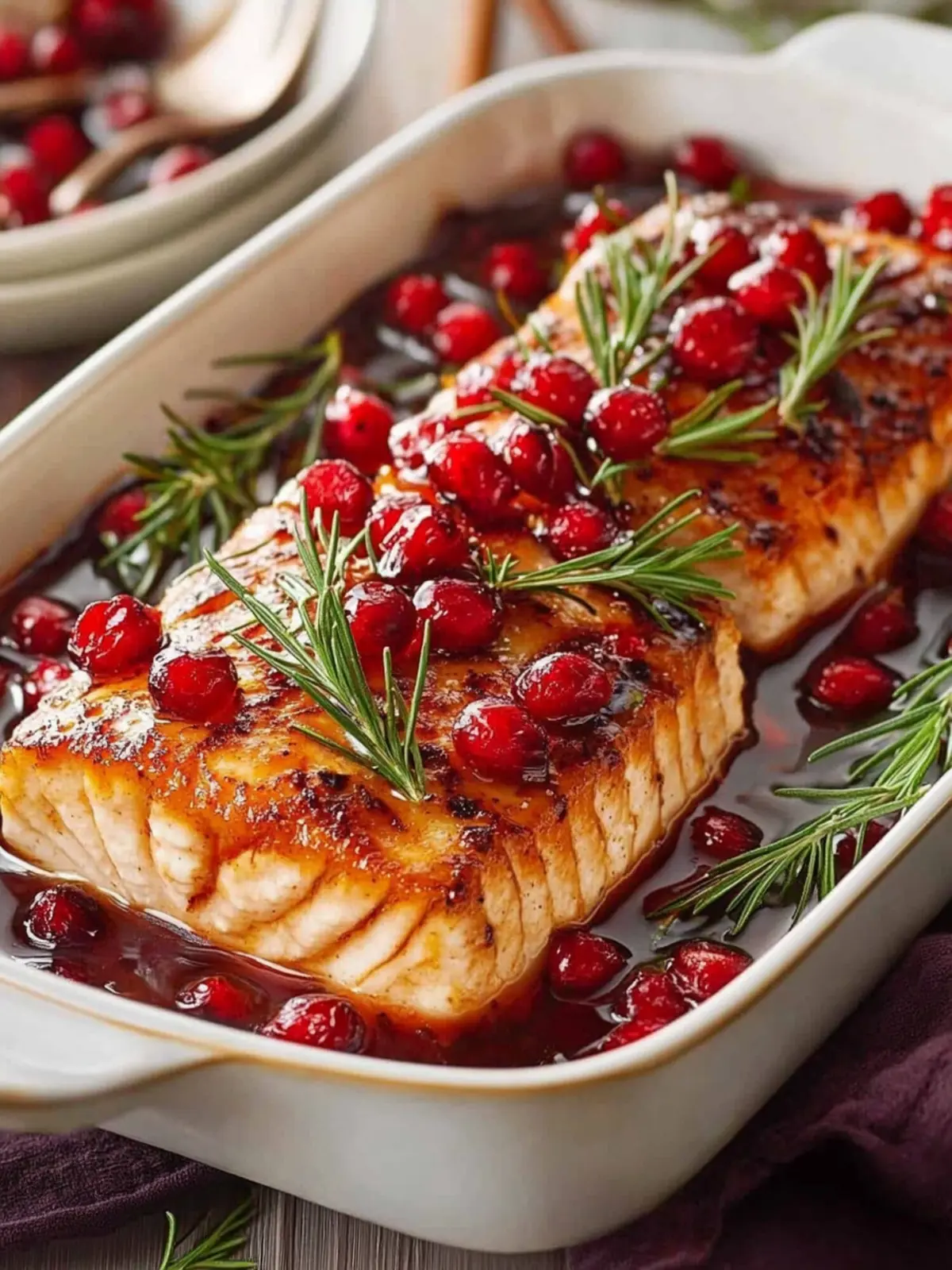 Festlicher Ofenlachs mit Granatapfel-Rosmarin-Glasur 3 Festlicher Ofenlachs mit Granatapfel-Rosmarin-Glasur