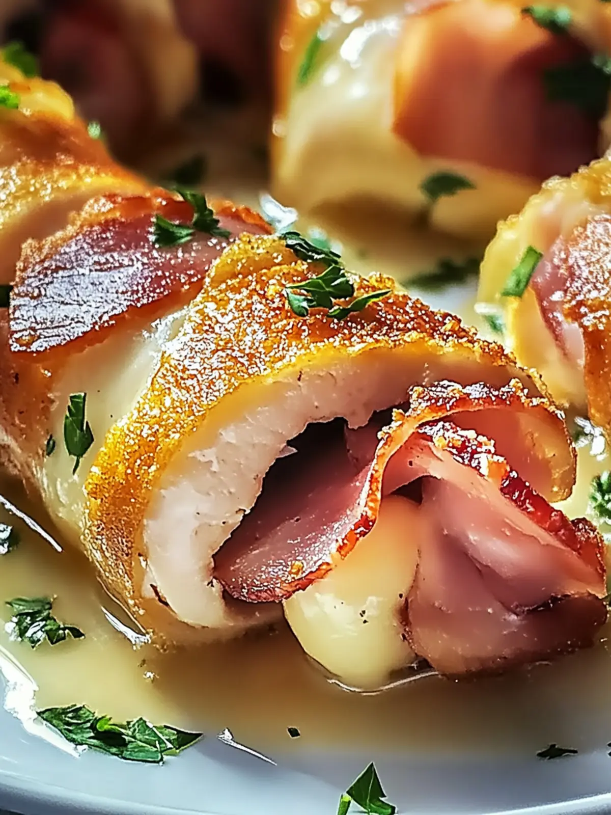 Puten-Schinken-Rouladen für schnelles Familienessen 3 Puten-Schinken-Rouladen