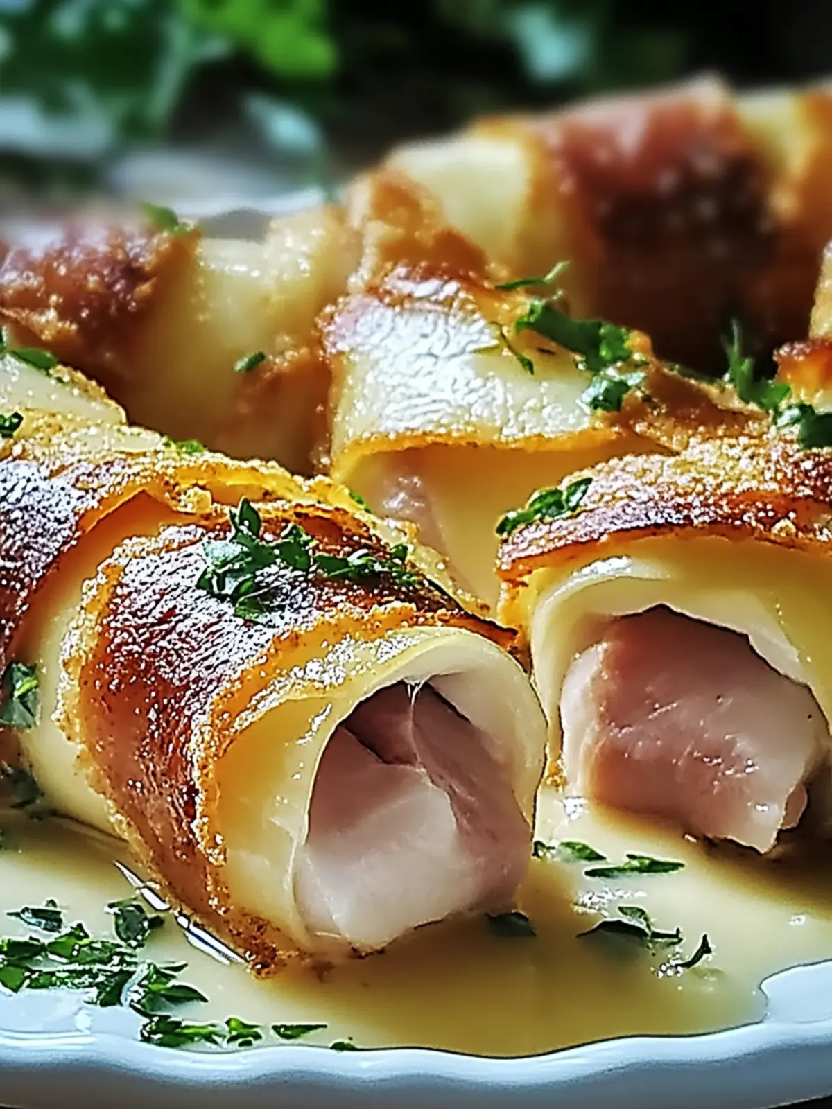 Puten-Schinken-Rouladen für schnelles Familienessen 4 Puten-Schinken-Rouladen