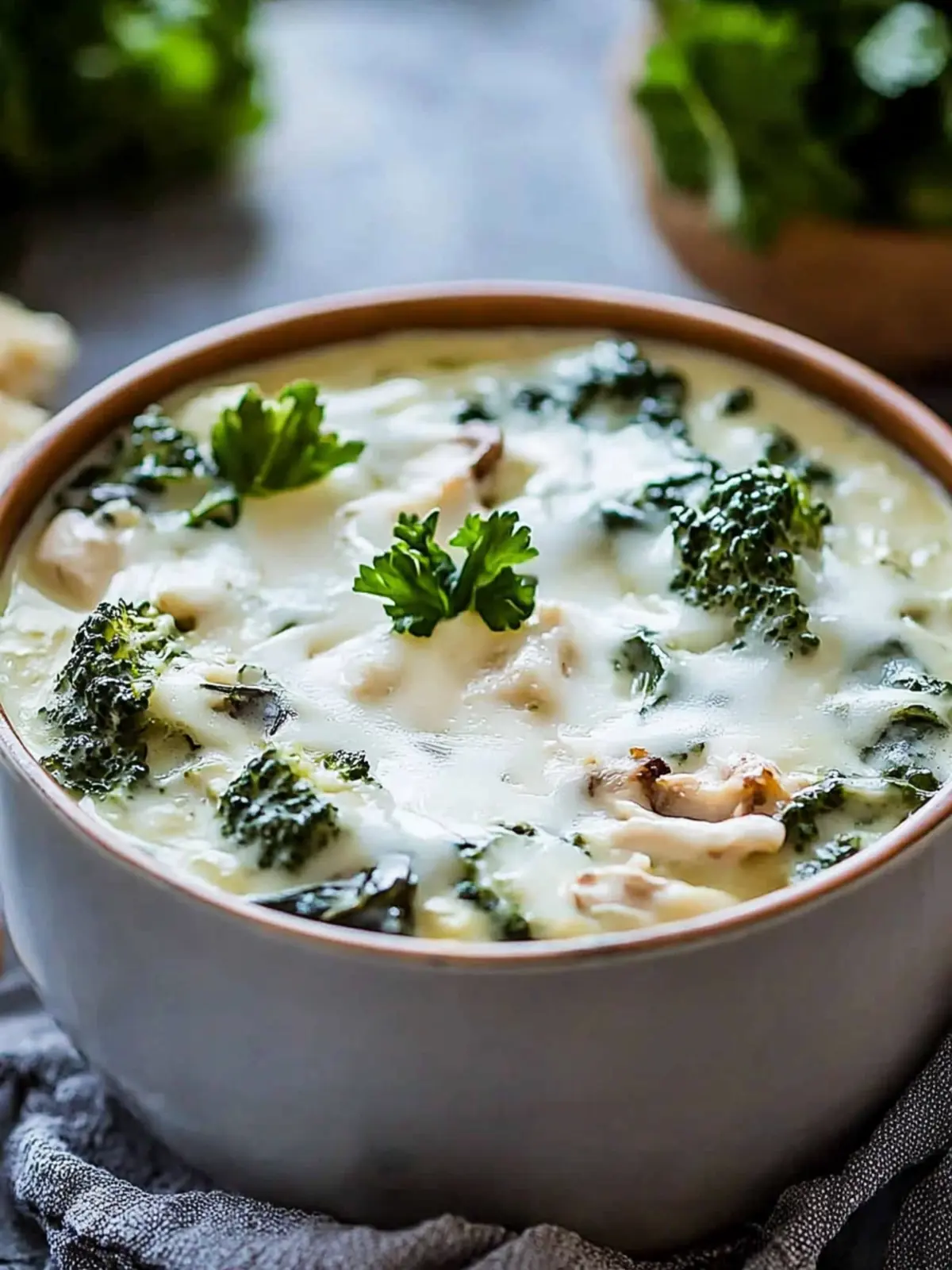 Kale Casserole mit Frischkäse für Genießer 4 Kale casserole with cream cheese