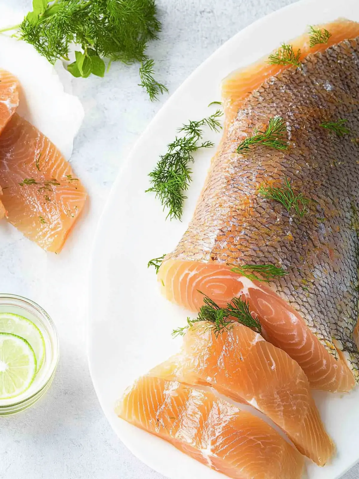 Gebratener Lachs mit frischen Kräutern zubereiten 2 Gebratener Lachs