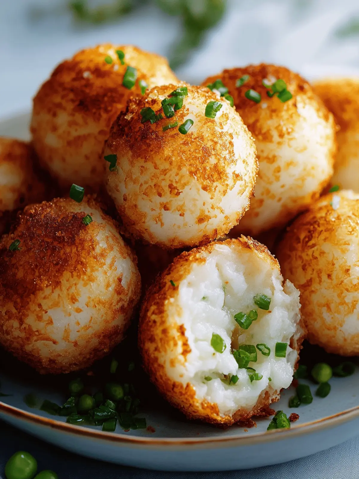 Krosse Reisbällchen Airfryer für den perfekten Snack 4 Reisbällchen Airfryer