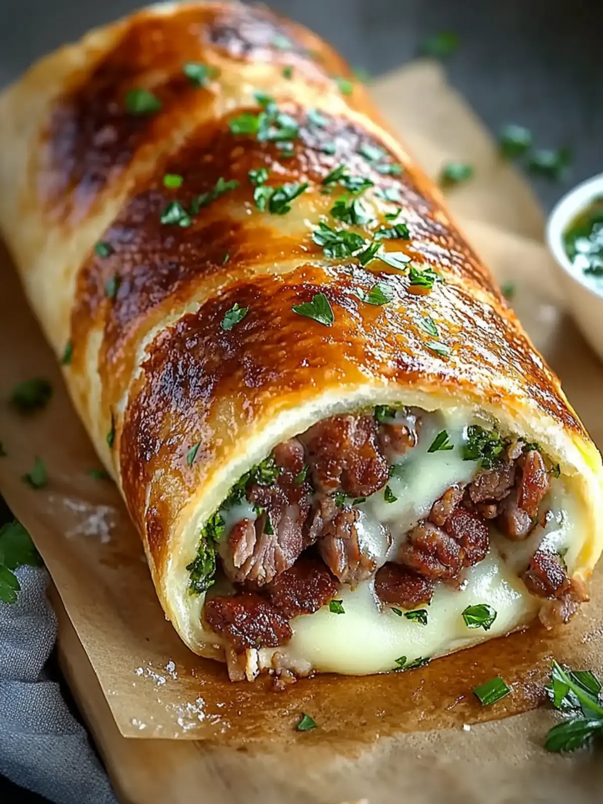 Hackfleisch-Käse-Rolle – Herzhafter Genuss für Zuhause 3 Hackfleisch-Käse-Rolle