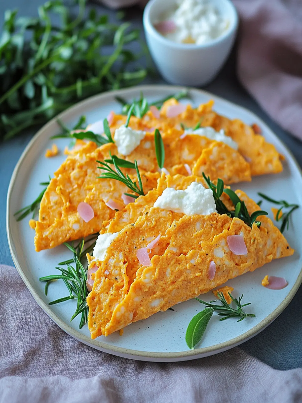 Proteinreiche Karotten-Wraps mit Hüttenkäse genießen 4 Proteinreiche Karotten-Wraps mit Hüttenkäse & Rucola