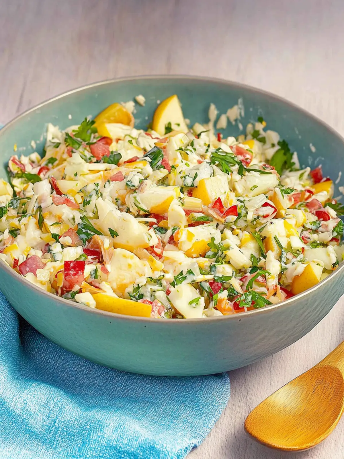 Über-Nacht-Salat mit cremigem Dressing genießen 5 Über-Nacht-Salat mit cremigem Dressing