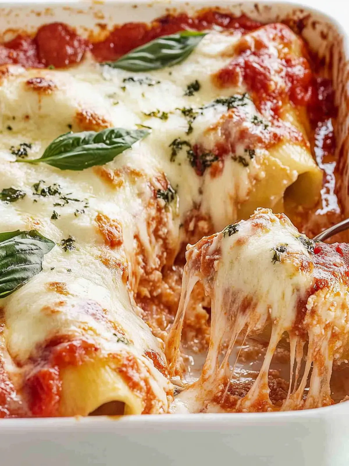 Gefüllte Muscheln mit Spinat und Ricotta 2 gefüllte Muscheln