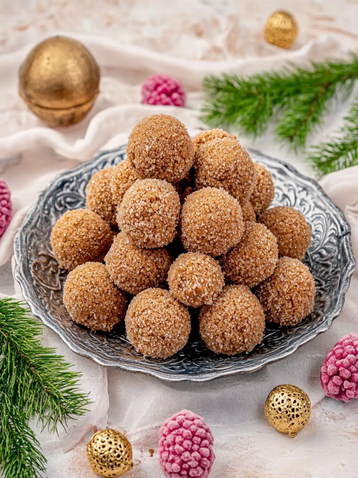 Köstliche Spekulatius-Kugeln für die Weihnachtszeit 4 Spekulatius-Kugeln