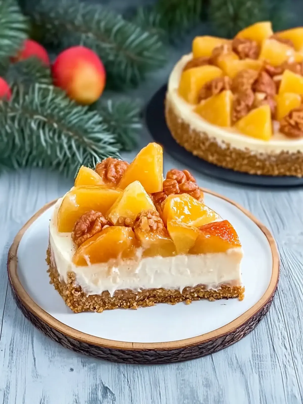 Bratapfelkuchen mit Spekulatius ohne backen genießen 2 Bratapfelkuchen mit Spekulatius ohne backen