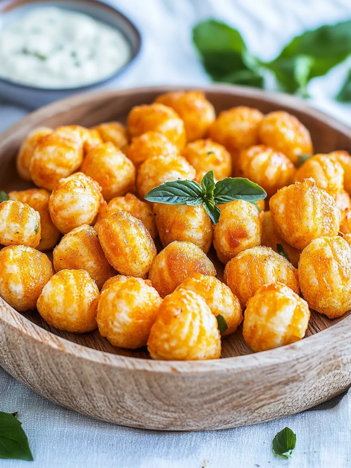 Crispy Gnocchi aus der Heißluftfritteuse genießen 2 Gnocchi from the air fryer
