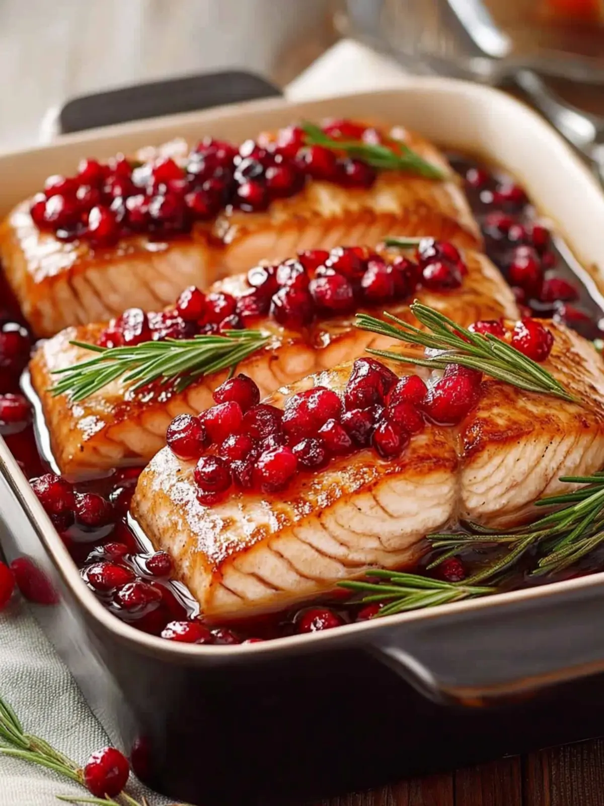 Festlicher Ofenlachs mit Granatapfel-Rosmarin-Glasur 5 Festlicher Ofenlachs mit Granatapfel-Rosmarin-Glasur