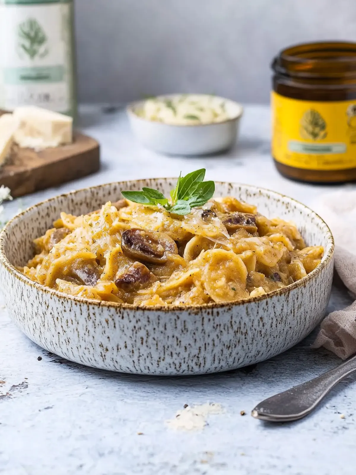 Cremige One Pot Zwiebel Pasta fürs Herz 4 Cremige One Pot Zwiebel Pasta