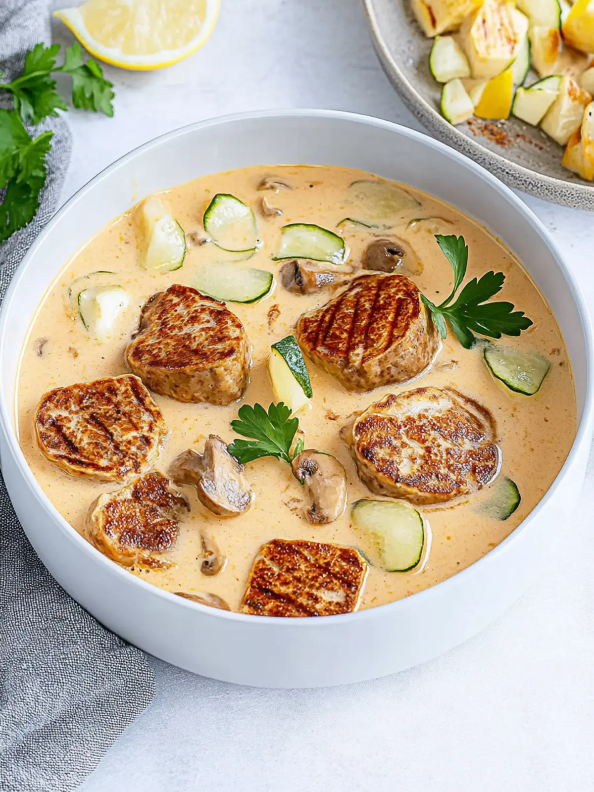 Filettopf mit Champignons für gemütliche Abende 3 Filettopf mit Champignons