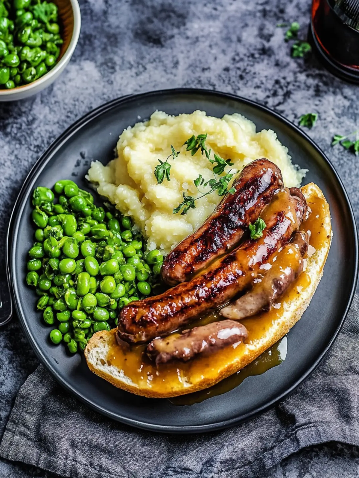 Bangers und Purée – Herzhaftes Wohlfühlessen 4 Bangers und Purée