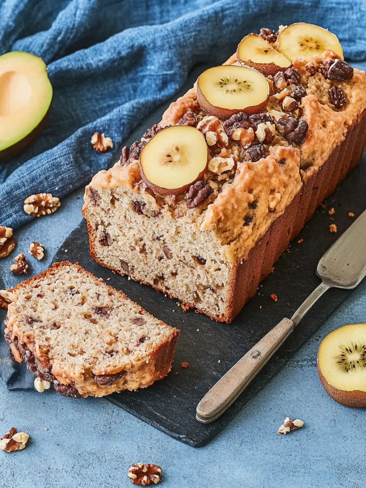 Saftiges Bananenbrot mit Walnüssen für jeden Tag 4 Bananenbrot mit Walnüssen