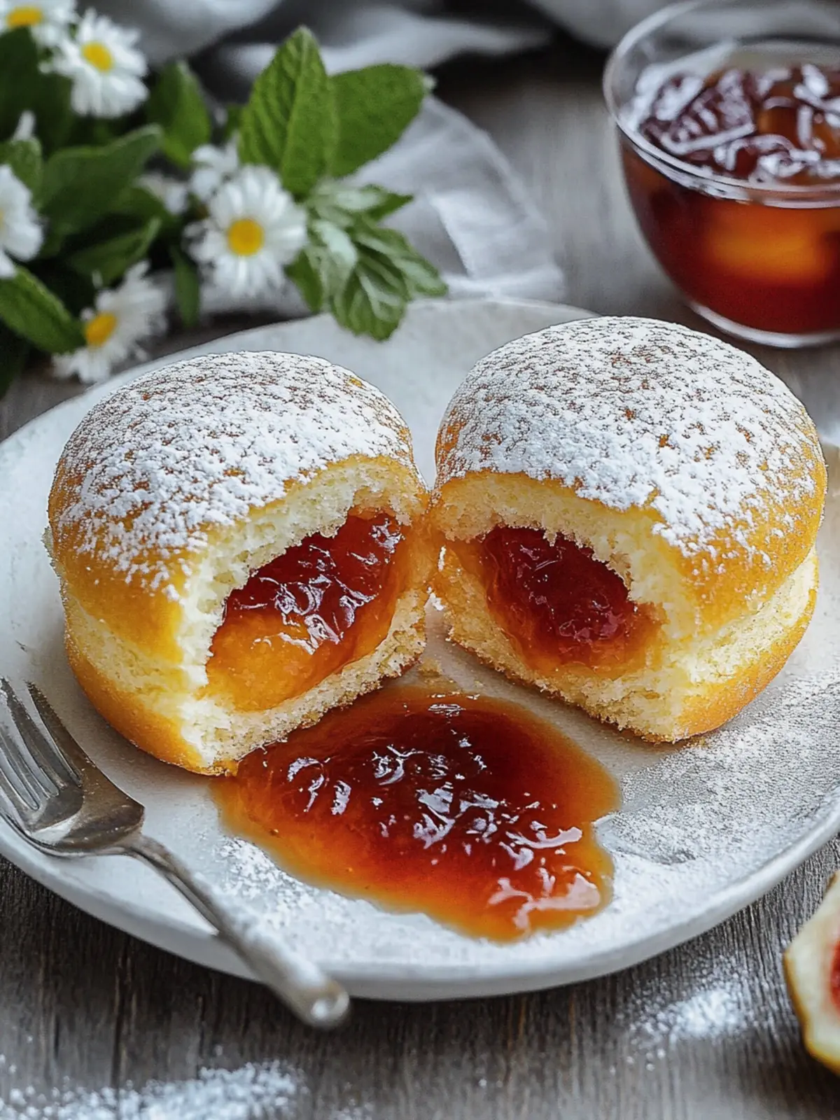 Verführerische Berliner mit Marmelade: Genuss pur 3 Verführerische Berliner mit Marmelade