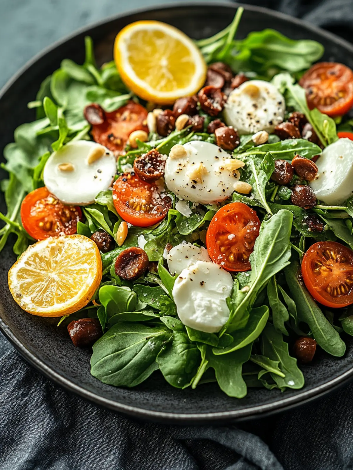 Roter Linsensalat mit Rucola - Schnell und gesund 3 Roter Linsensalat mit Rucola