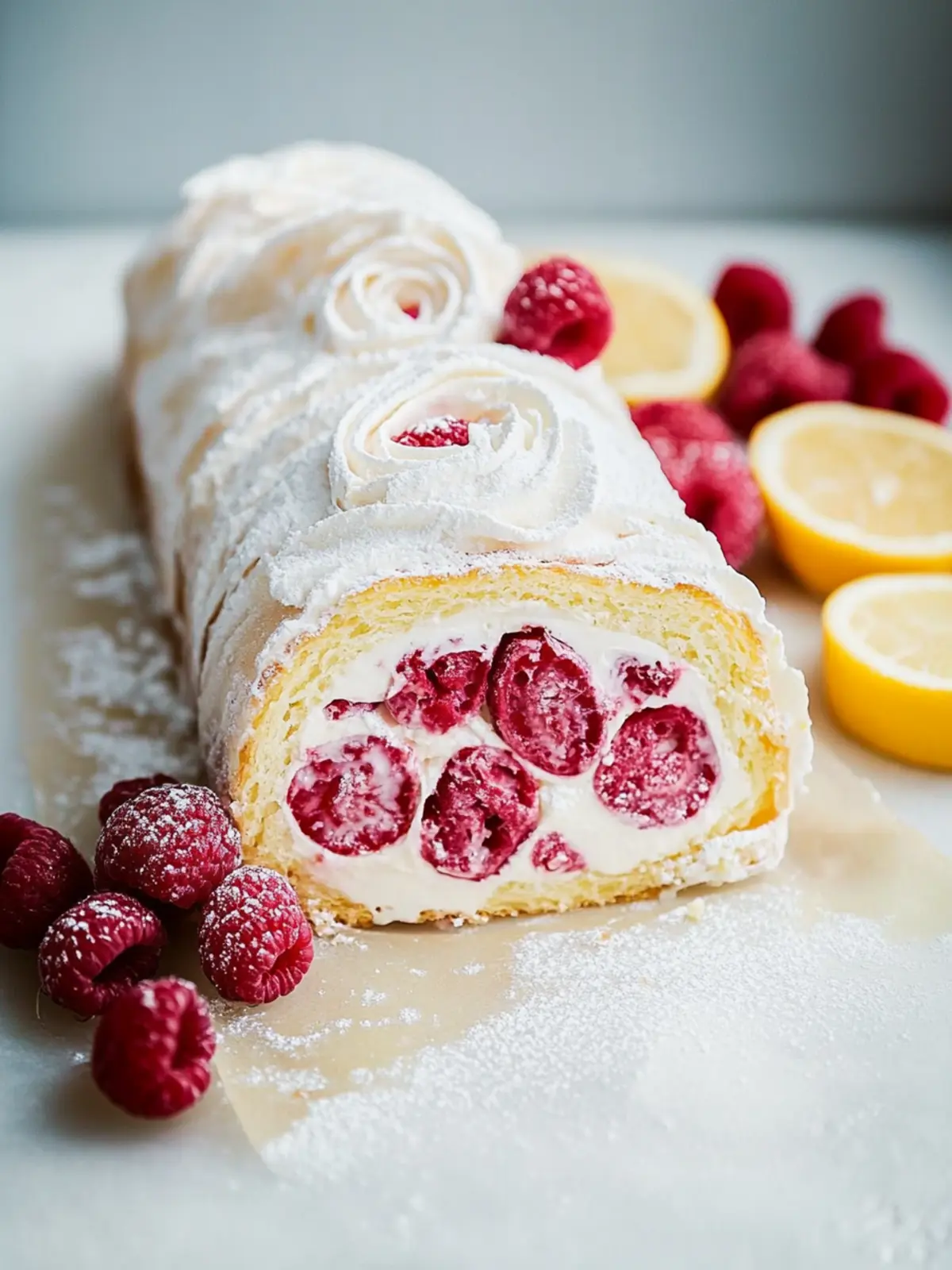 Himbeerwirbel-Weihnachtsrolle für festliche Genussmomente 3 Himbeerwirbel-Weihnachtsrolle