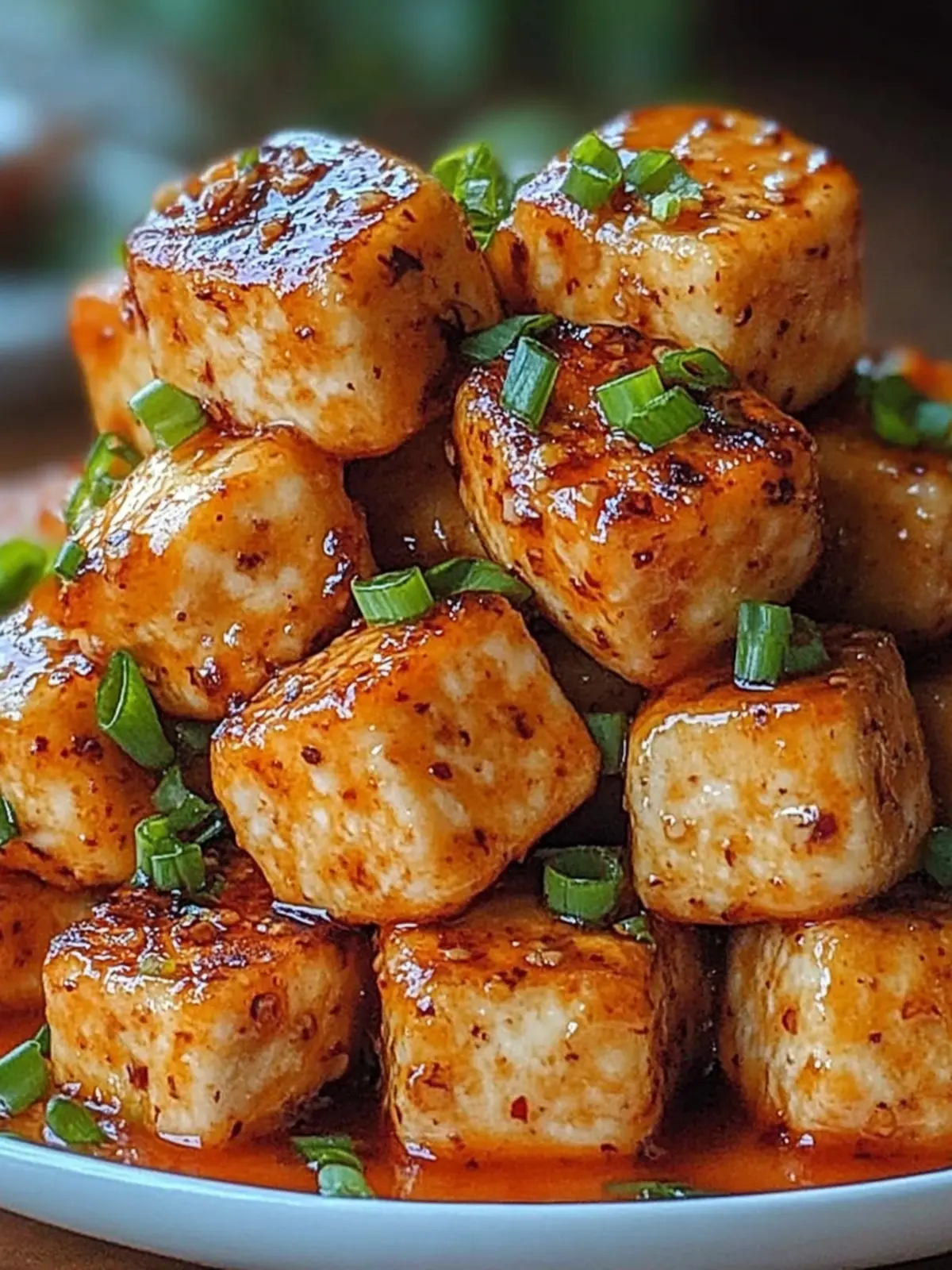 Würziges knuspriges Tofu nach Hähnchenart genießen 2 Würziges knuspriges Tofu nach Hähnchenart