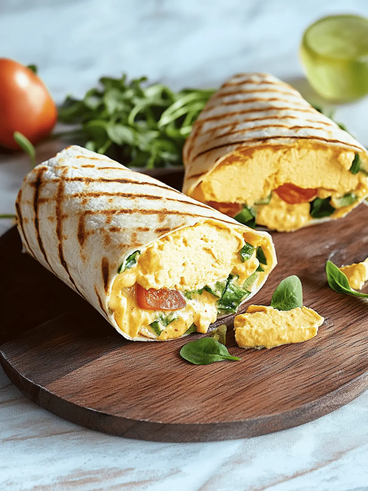 Rührei-Wraps: Schnelle und gesunde Lunch-Idee 4 Rührei-Wraps