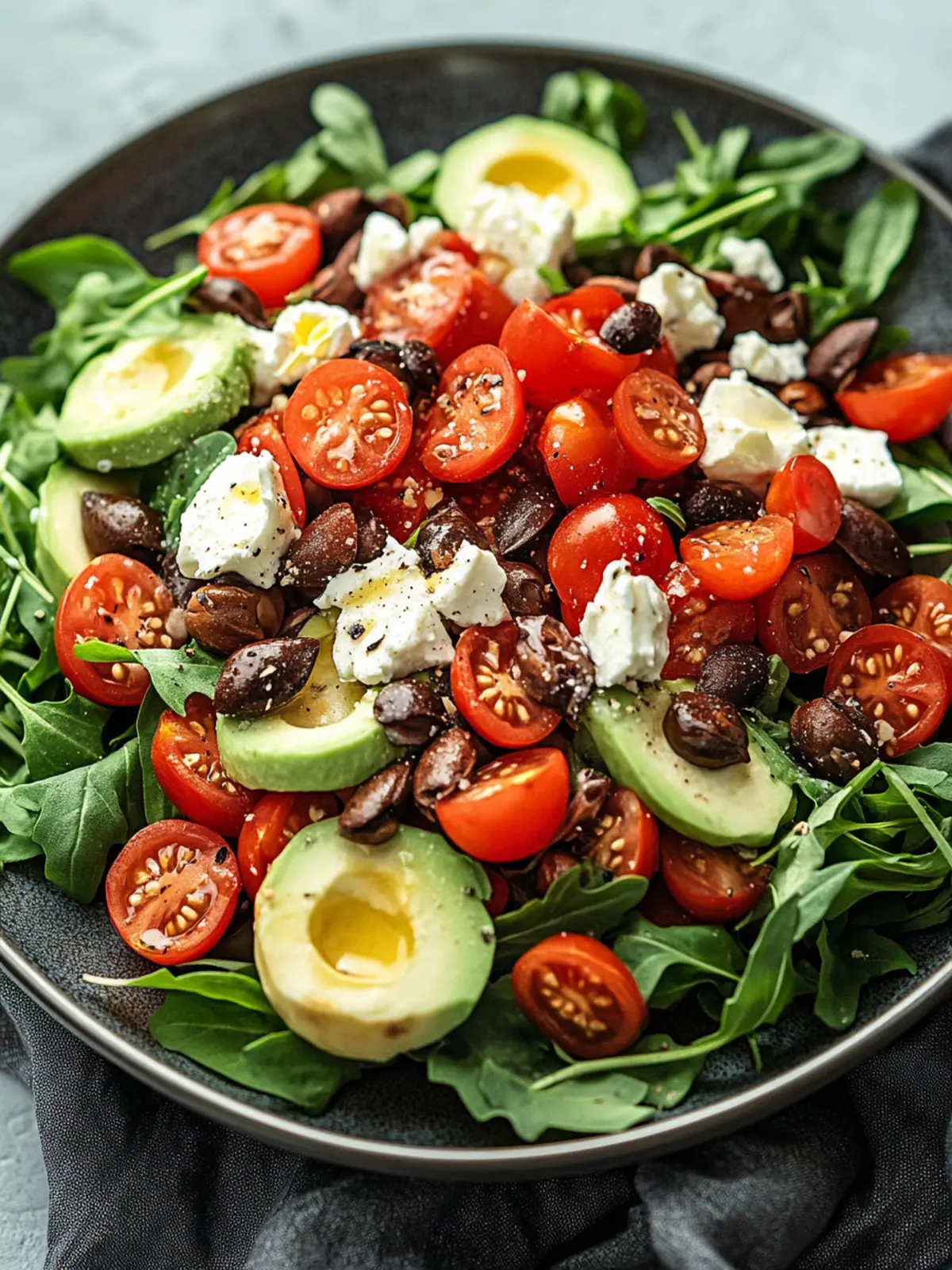 Roter Linsensalat mit Rucola - Schnell und gesund 2 Roter Linsensalat mit Rucola