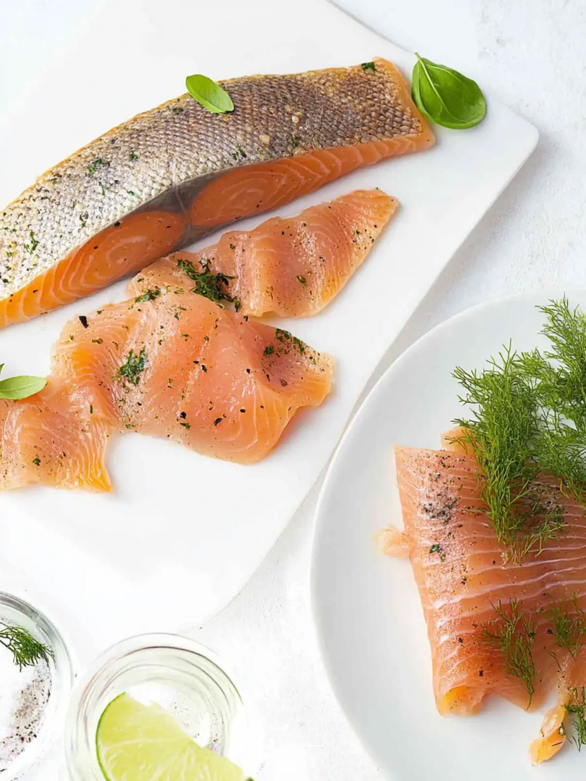 Gebratener Lachs mit frischen Kräutern zubereiten 5 Gebratener Lachs