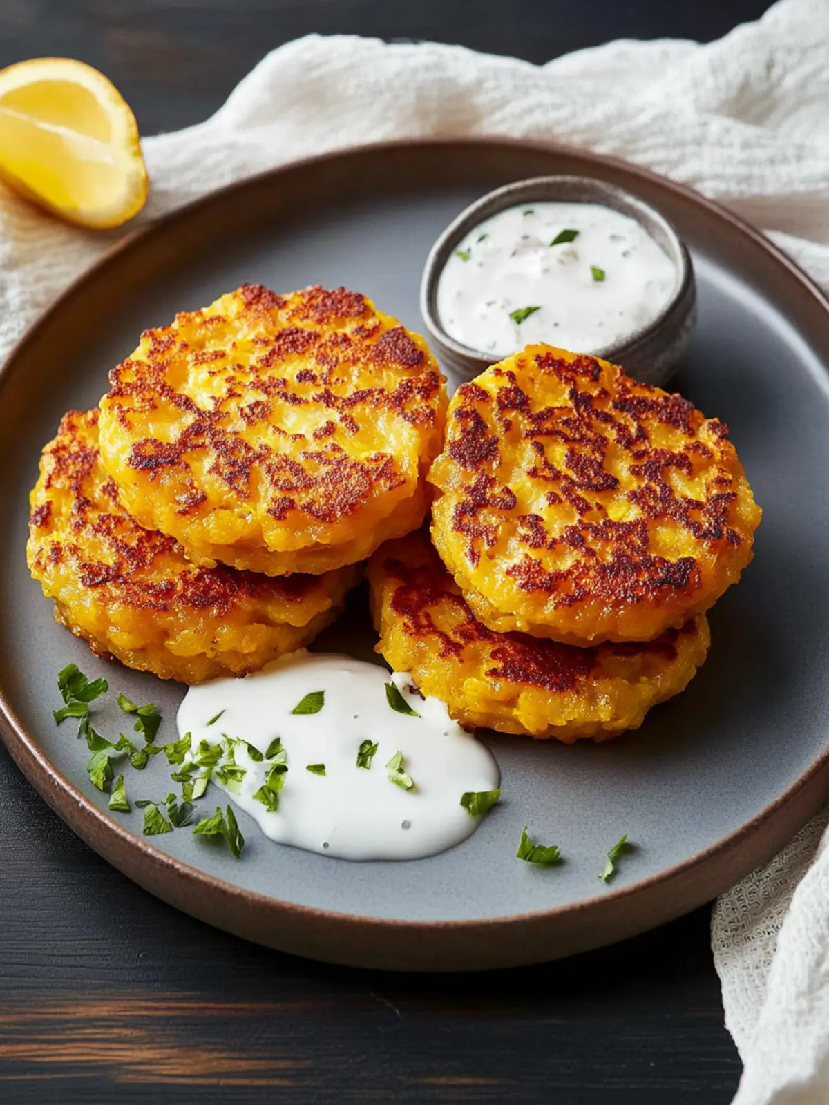Kürbispuffer mit Feta für den perfekten Snack 2 Kürbispuffer