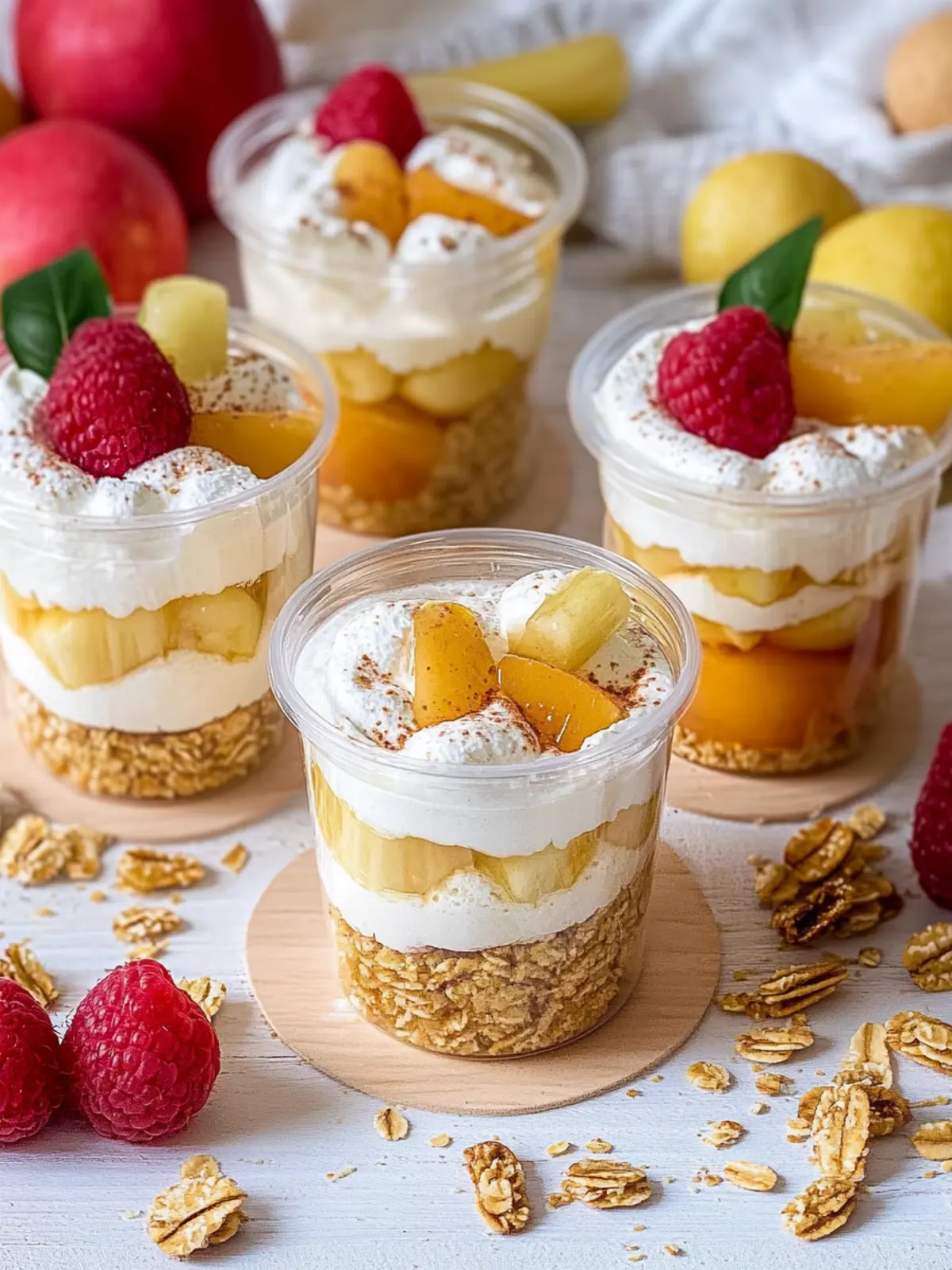 Apfel Vanille Kuchen mit Amarettinis im Glas für Genießer 2 Apfel Vanille Kuchen mit Amarettinis im Glas