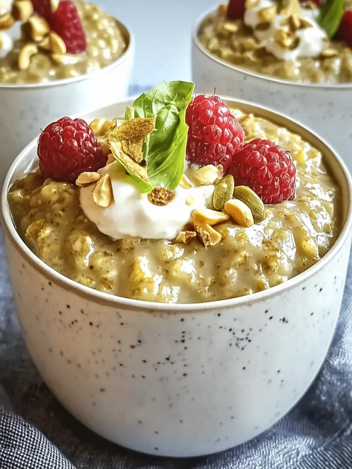 Pistazien Übernacht Haferflocken mit cremigem Genuss 2 Pistazien Übernacht Haferflocken mit cremigem Genuss