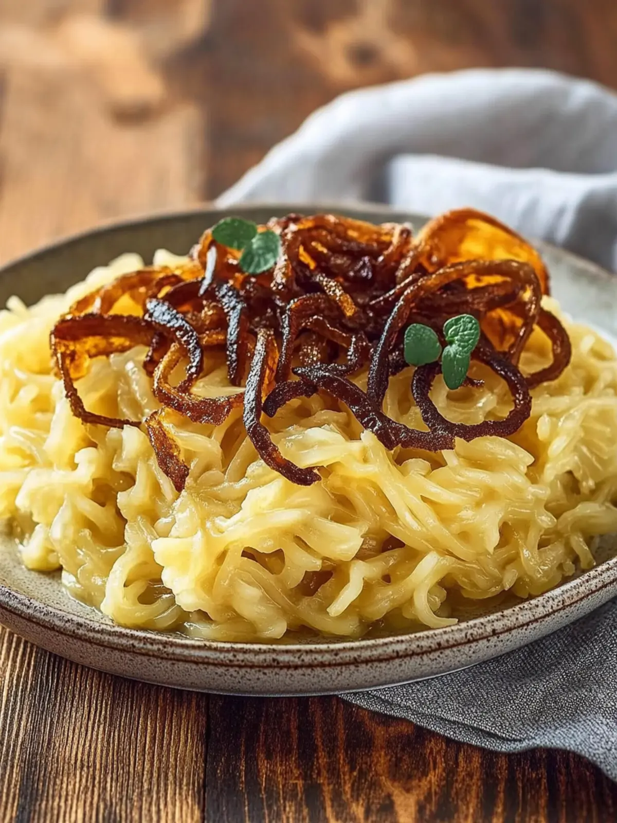 Käsespätzle mit Knusprigen Zwiebeln genießen 3 Käsespätzle