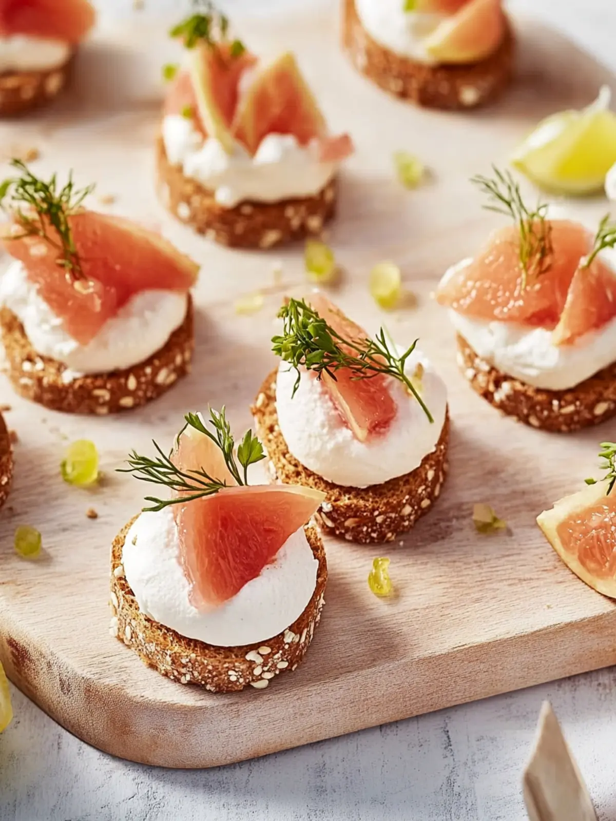 Canapés mit Lachs für jede Feierlichkeit 2 Canapés with salmon