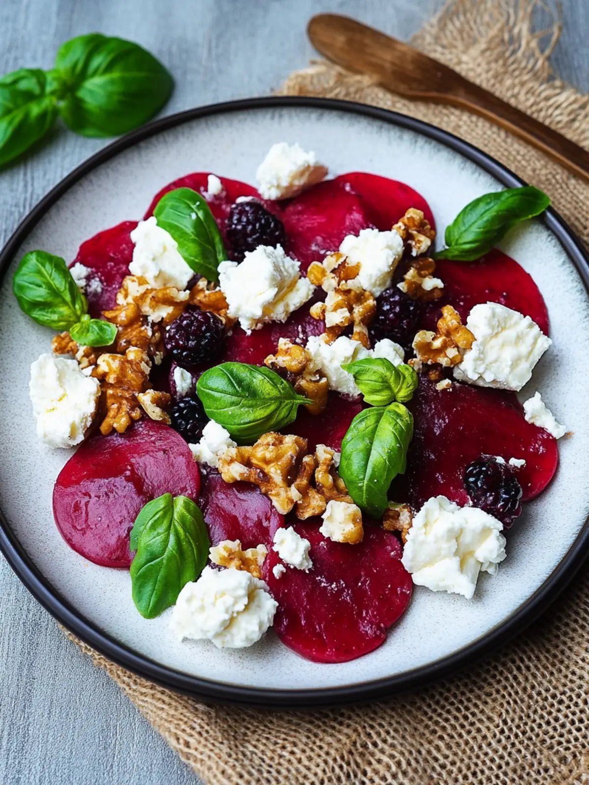 Einfacher Rote Bete und Fetakäse Salat für Jeden Tag 2 Einfacher Rote Bete und Fetakäse Salat