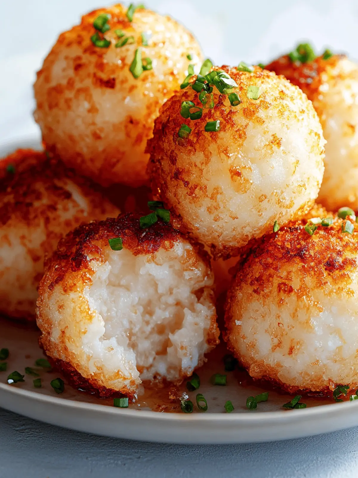 Krosse Reisbällchen Airfryer für den perfekten Snack 5 Reisbällchen Airfryer