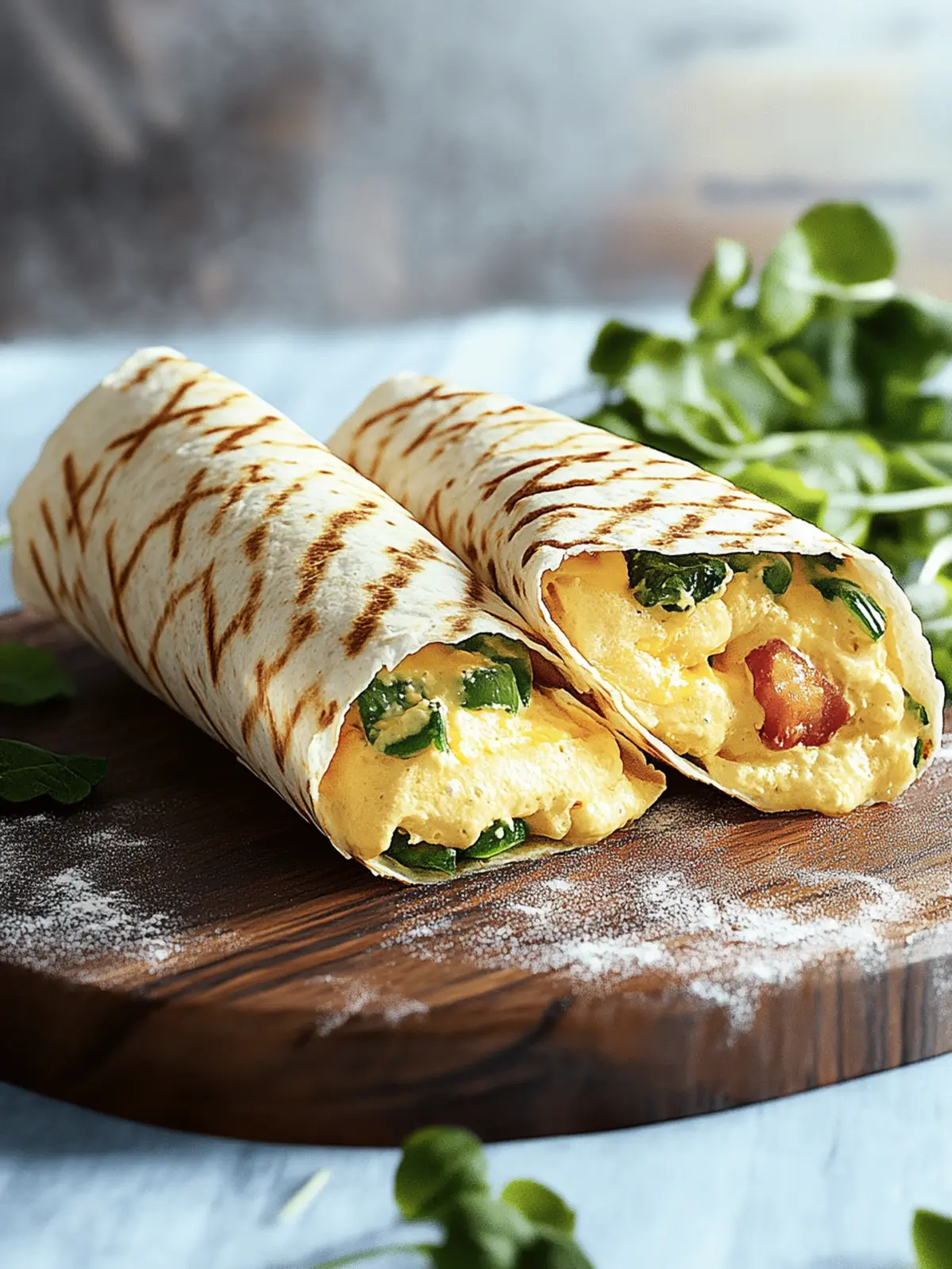 Rührei-Wraps: Schnelle und gesunde Lunch-Idee 2 Rührei-Wraps