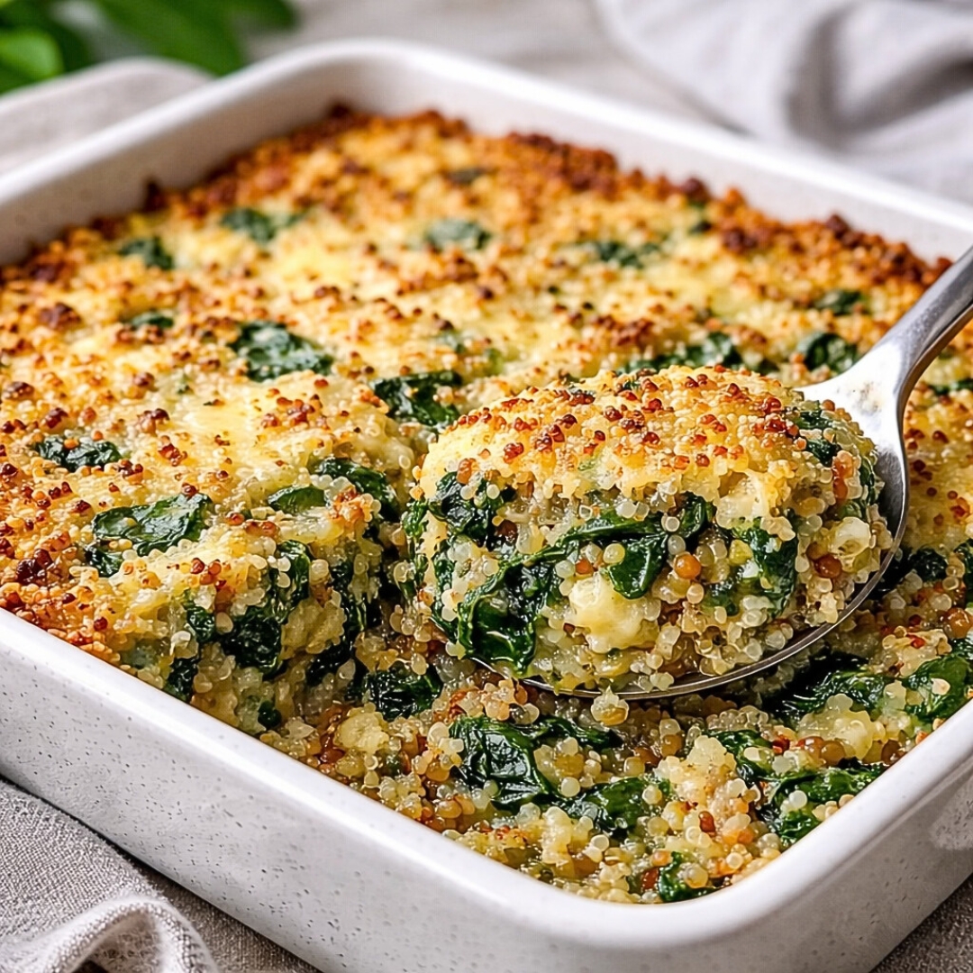 Gesunder Quinoa & Linsen Spinat-Auflauf für die ganze Familie 3 Gesunder Quinoa & Linsen Spinat-Auflauf für die ganze Familie