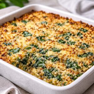 Gesunder Quinoa & Linsen Spinat-Auflauf für die ganze Familie 2 Gesunder Quinoa & Linsen Spinat-Auflauf für die ganze Familie