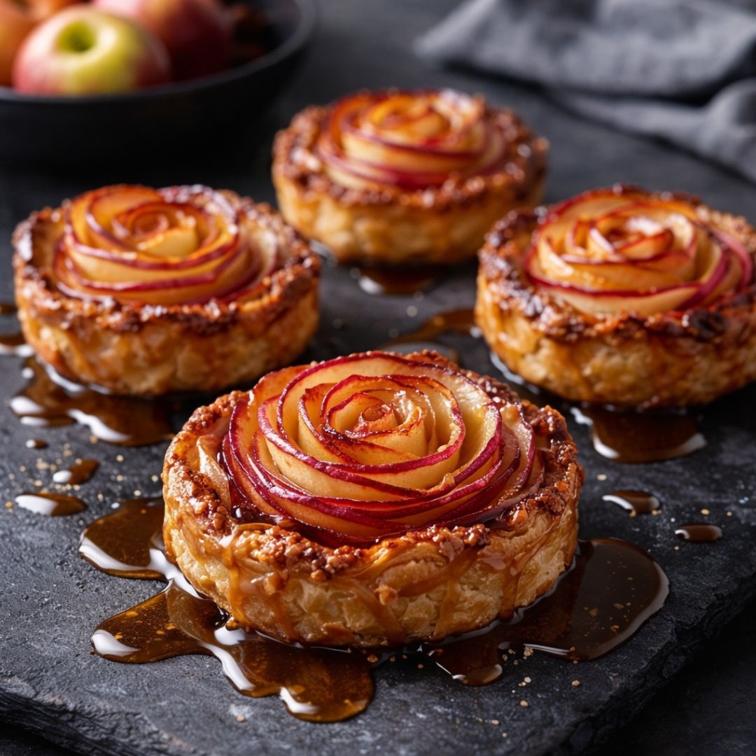 Apfel-Rosentartelettes: Einfache & Zauberhafte Dessertkunst 2 Apfel-Rosentartelettes: Einfache & Zauberhafte Dessertkunst
