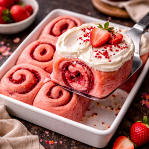 Vegane rosa Zimtschnecken mit fruchtiger Füllung genießen 2 Vegane rosa Zimtschnecken mit fruchtiger Füllung genießen