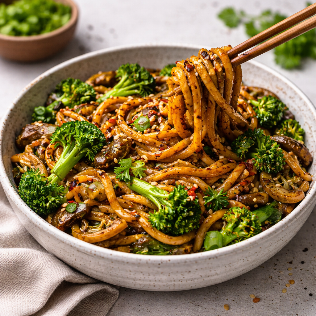 Vegane Sesam Yaki Udon Nudeln: Schnelle Freude für Genießer 3 Vegane Sesam Yaki Udon Nudeln: Schnelle Freude für Genießer