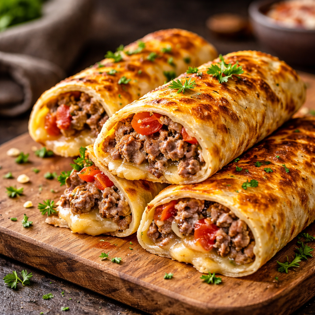 Keto Philly Cheesesteak Rollen – Genuss ohne Reue! 2 Keto Philly Cheesesteak Rollen – Genuss ohne Reue!