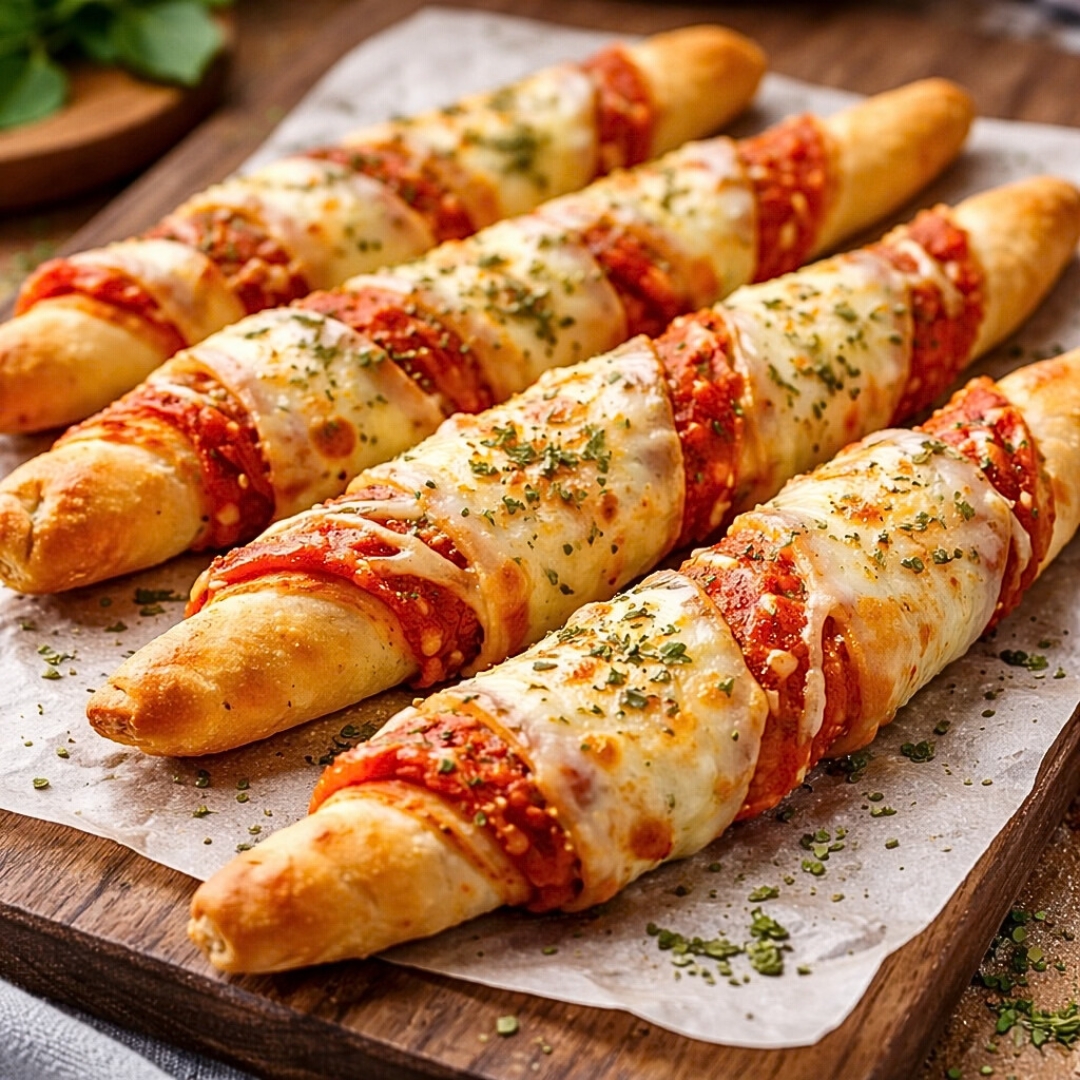 Gedrehte Pizzastangen: Snacks mit Twist für jede Gelegenheit 3 Gedrehte Pizzastangen: Snacks mit Twist für jede Gelegenheit