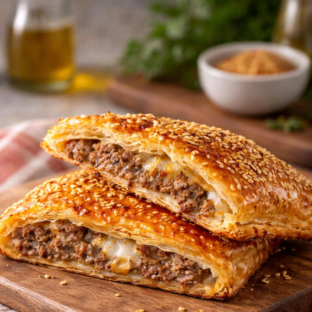 Saftige Hackfleisch-Blätterteig-Taschen für jeden Anlass 2 Saftige Hackfleisch-Blätterteig-Taschen für jeden Anlass