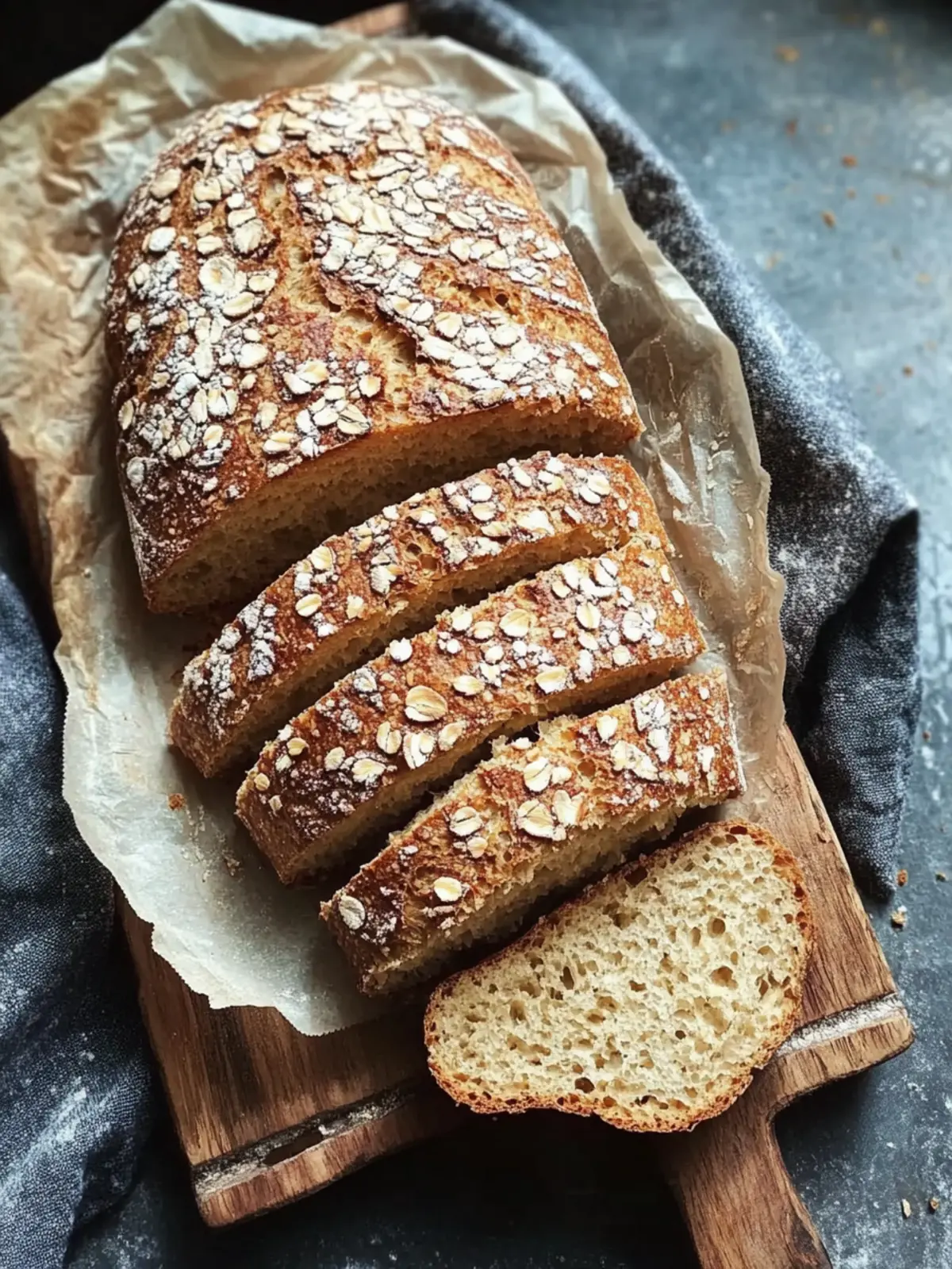 Friss dich dumm Brot mit Haferflocken – Gesund & Schnell Genießen 4 Friss dich dumm Brot mit Haferflocken