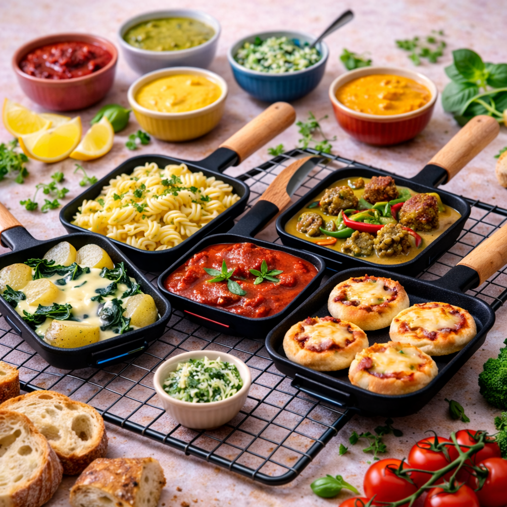 Schnelle Raclette Rezepte: Festlicher Genuss für jeden Abend 2 Schnelle Raclette Rezepte: Festlicher Genuss für jeden Abend