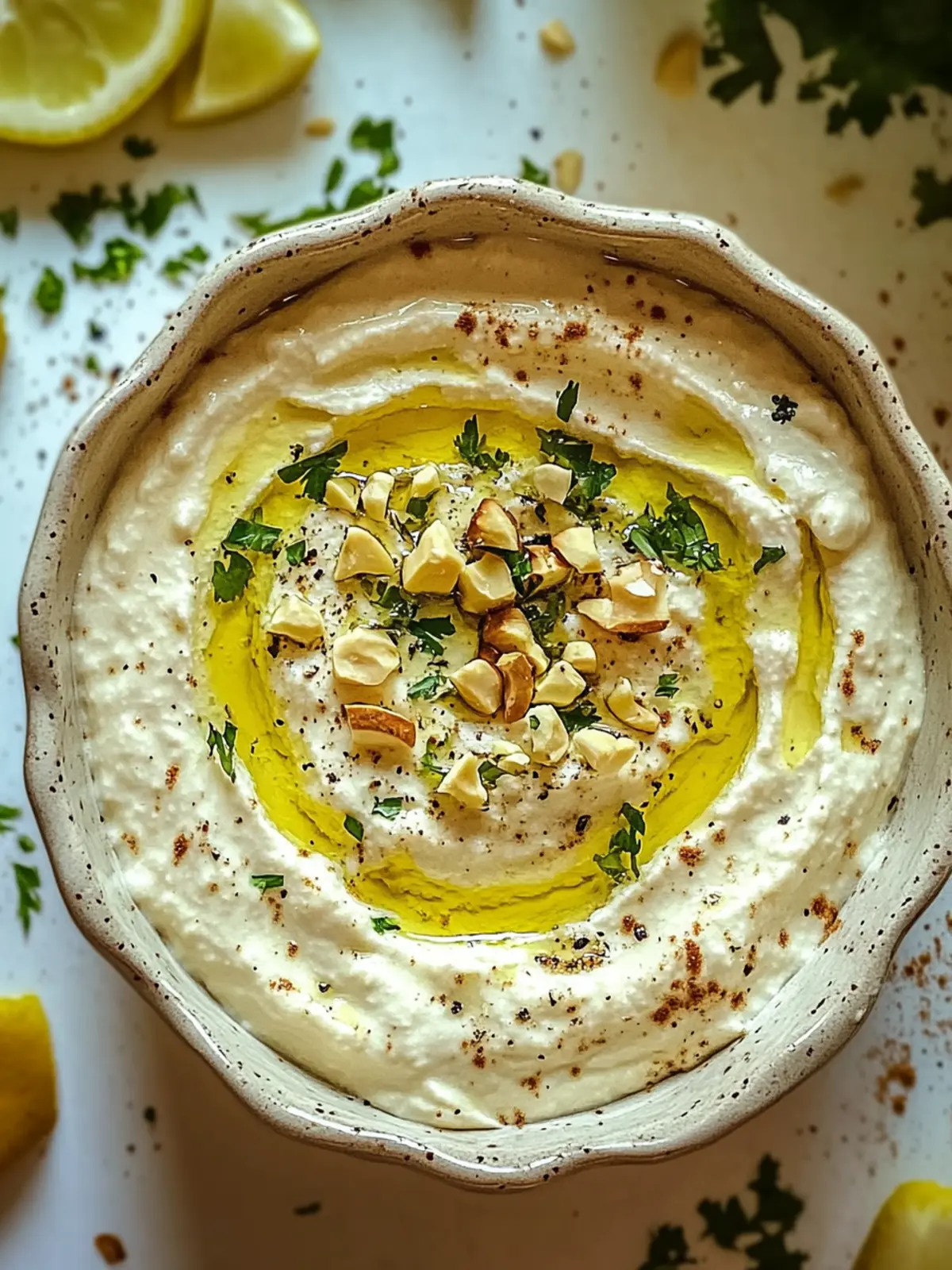 Pistazien Feta Dip: Cremiger Genuss in 10 Minuten 4 Pistazien Feta Dip